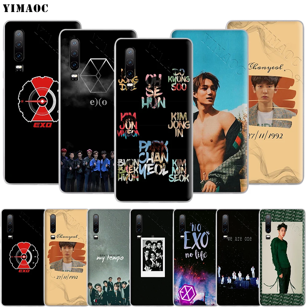 YIMAOC Sehun Chanyeol EXO чехол для телефона Huawei Honor 20 Note 10 9X 9 8X 8C 7A 7X 7C 6A Lite Pro|Бамперы| |