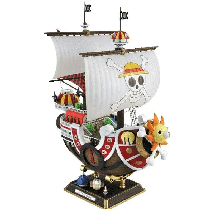 

Anime One Piece Thousand Sunny & Going Merry Pirate Ship Boat PVC Action Figure Collectible Model Cartoon Toys Brinquedos 28cm