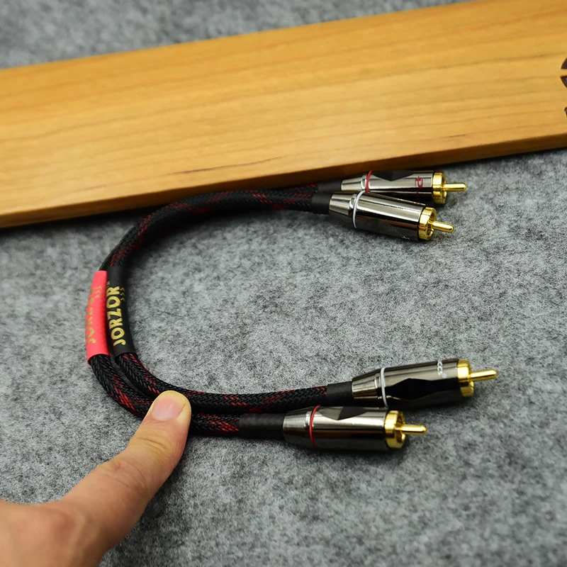 Кабель Высокое качество 2 RCA кабель со штыревыми соединителями на обоих концах