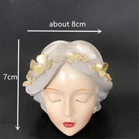 silicone candle molds 3d girl head soap making mould diy plaster clay resin craft home decoration tools