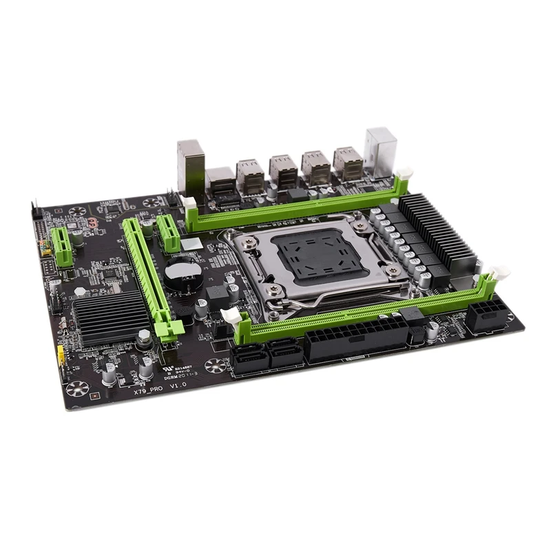 Десктопная материнская плата X79PRO LGA2011 DDR3 32 Гб двухканальная ОЗУ USB2.0 SATA2.0 для