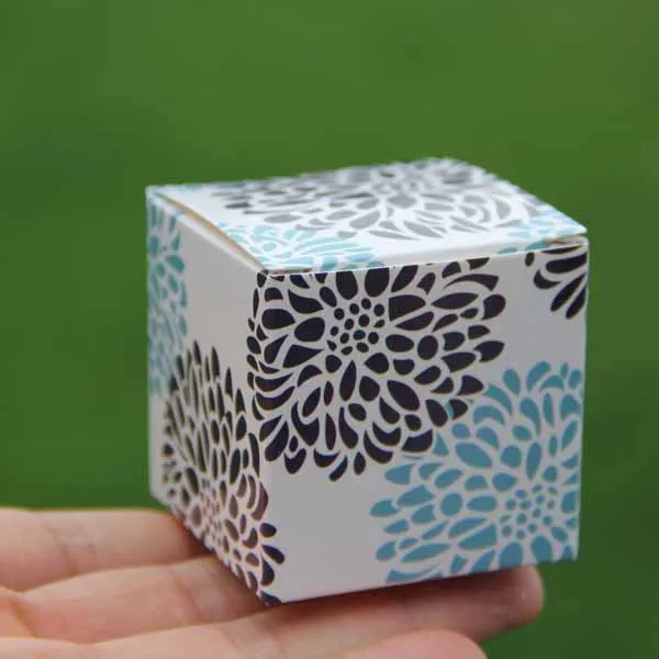 Новые креативные квадратные коробки для конфет с принтом упаковка вечеринок