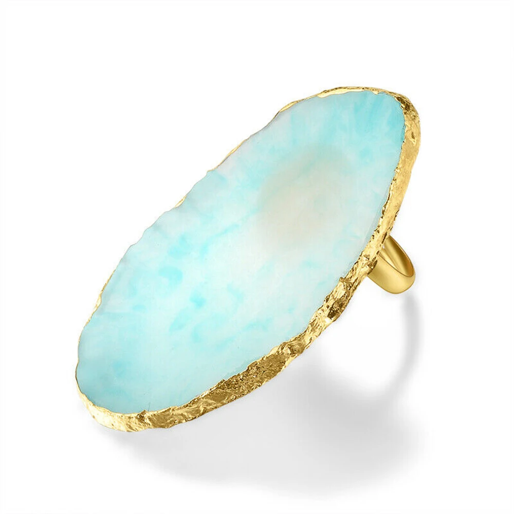 1 шт. Смола камень цвет ногтей кольцо с палитрой перстень пластина акриловый