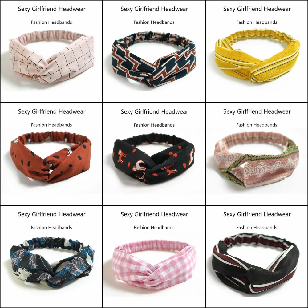 Повязка на голову женская шифоновая летняя осенняя мягкая в полоску |