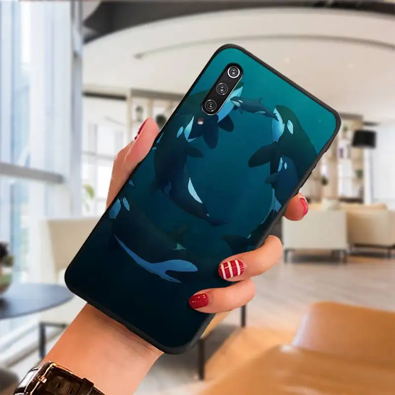 

Killer Whale Animal Phone Case For Huawei mate9 10 20 30 nove5t y5 y7 y9 Cover Fundas Coque