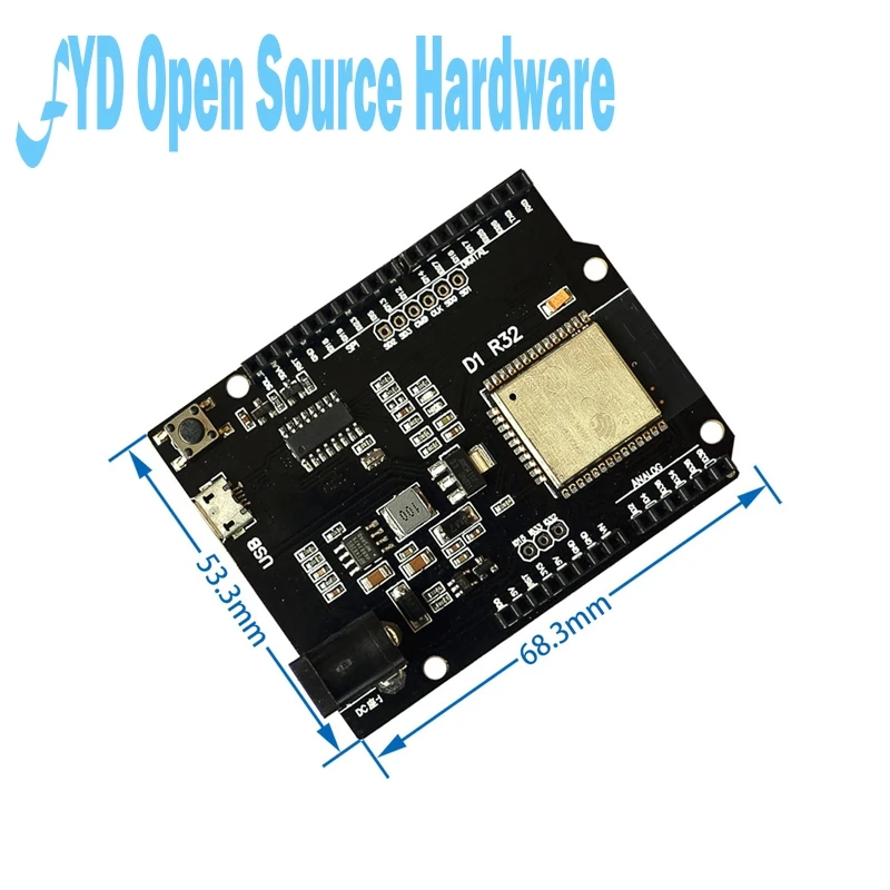 1 шт. ESP32 WiFi и Bluetooth Плата развития Ethernet Интернет беспроводной приемопередатчик