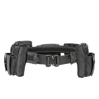 yakeda custom black hunting belt tactical combat waist belt law enforcement police security duty range belt
