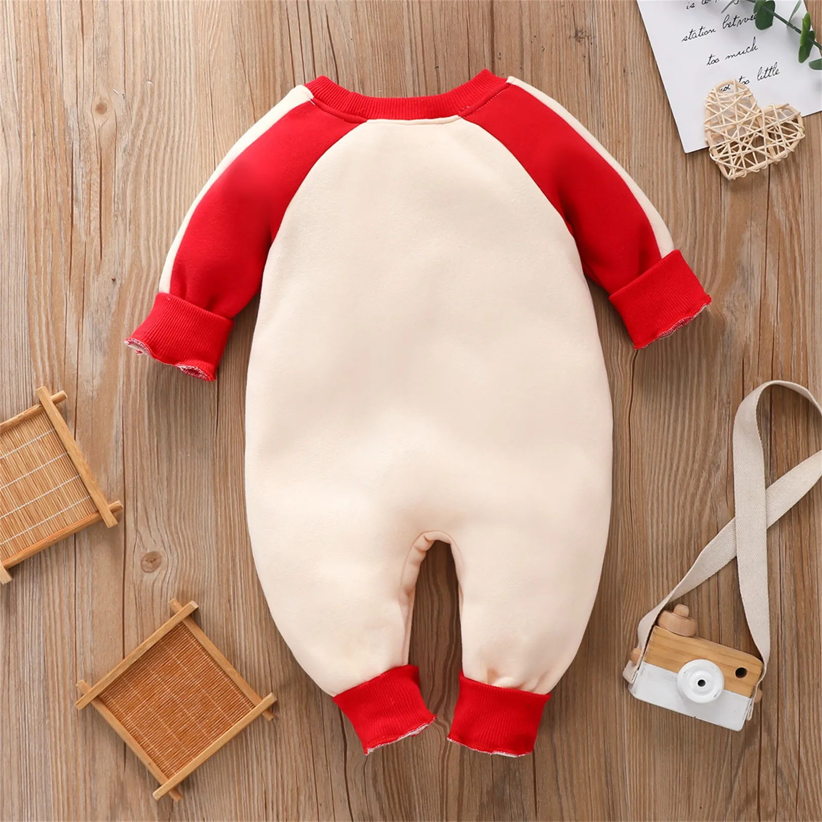 Комбинезон детский х/б с длинным рукавом на возраст 0-18 месяцев - купить по