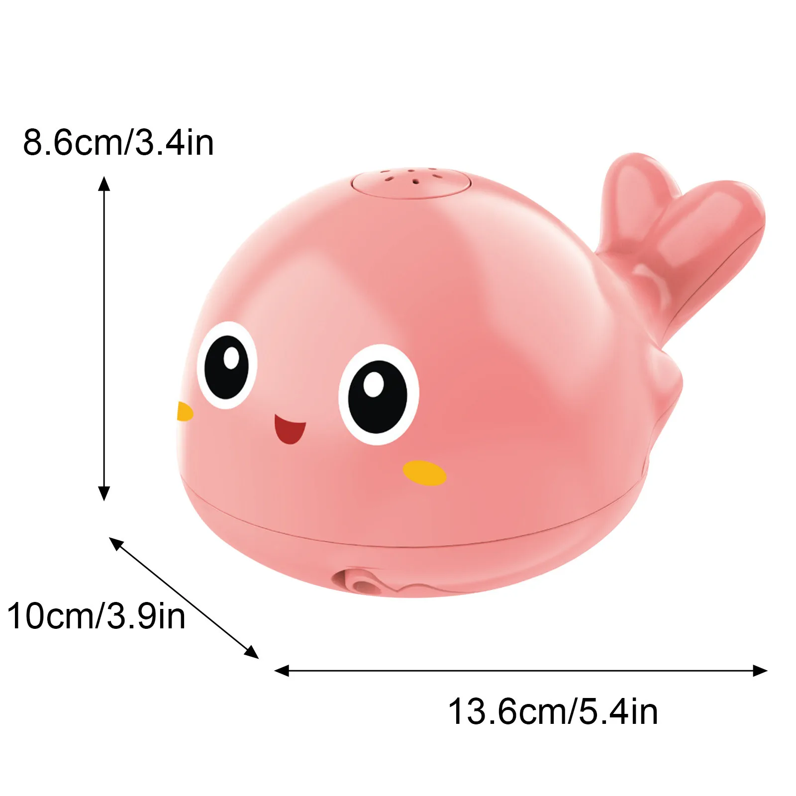 

#5 Baby Bath Toys Light Up Automatic Spray Water Swim Pool For Child Gifts Electric Cartoon Whale Squirting Puzzle Bath Toys