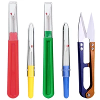 lmdz 6pcs sewing kit seam ripper threader tailor scissor sewing stitch ripper sewing accessories for quilting stitching with box