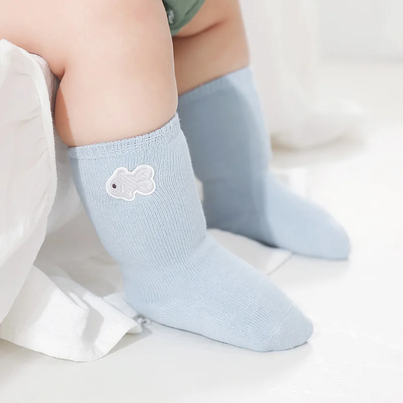 

3 Pairs Lot Newborn Infants Cotton Long Sock With Animal Print Kid Toddler Spring Children Boys Girls Cute Sock Baby Accessories