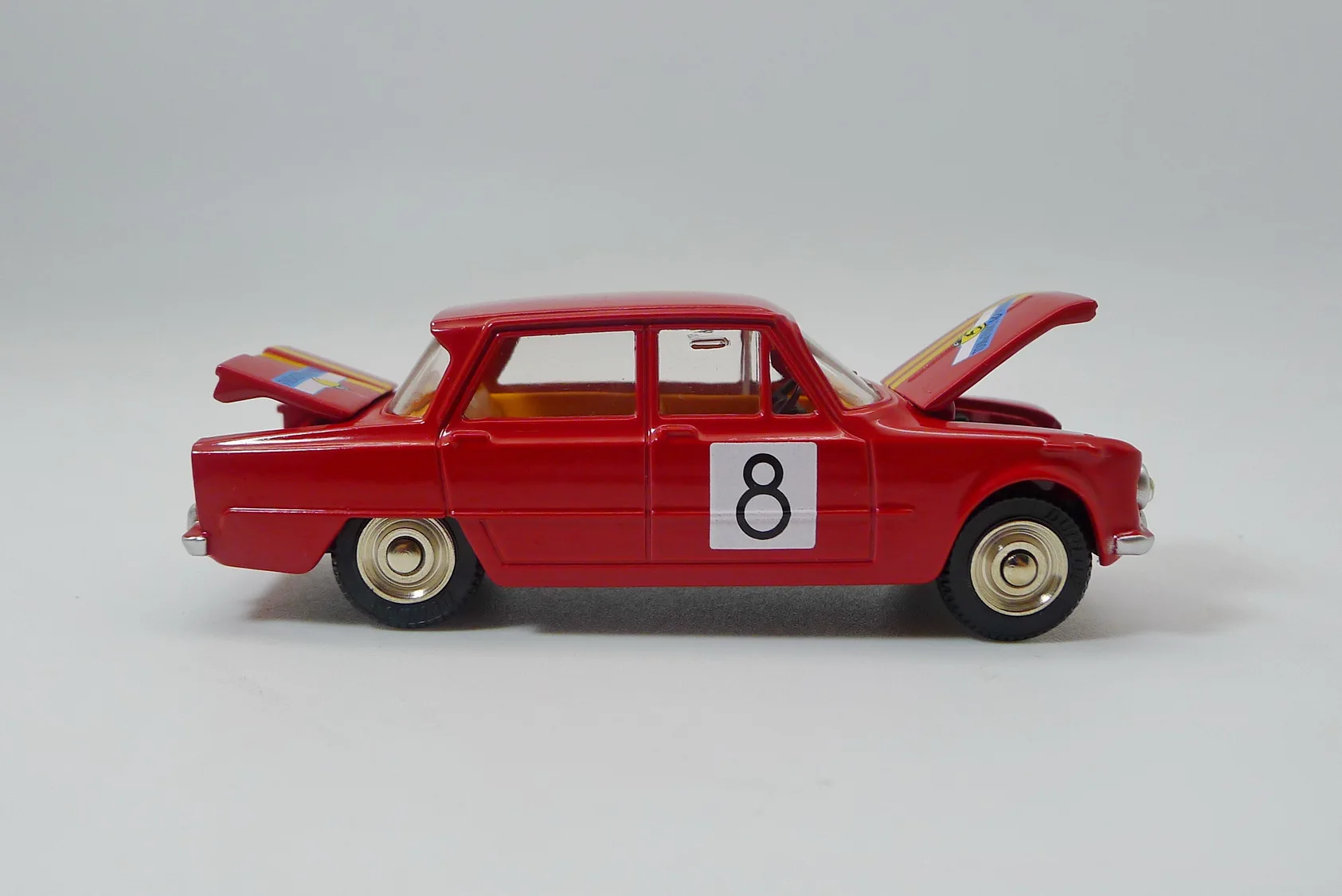 Atlas Dinky Toys 1401 ALFA ROMEO 1600 Rallye 1:43 литье под давлением модель фургон