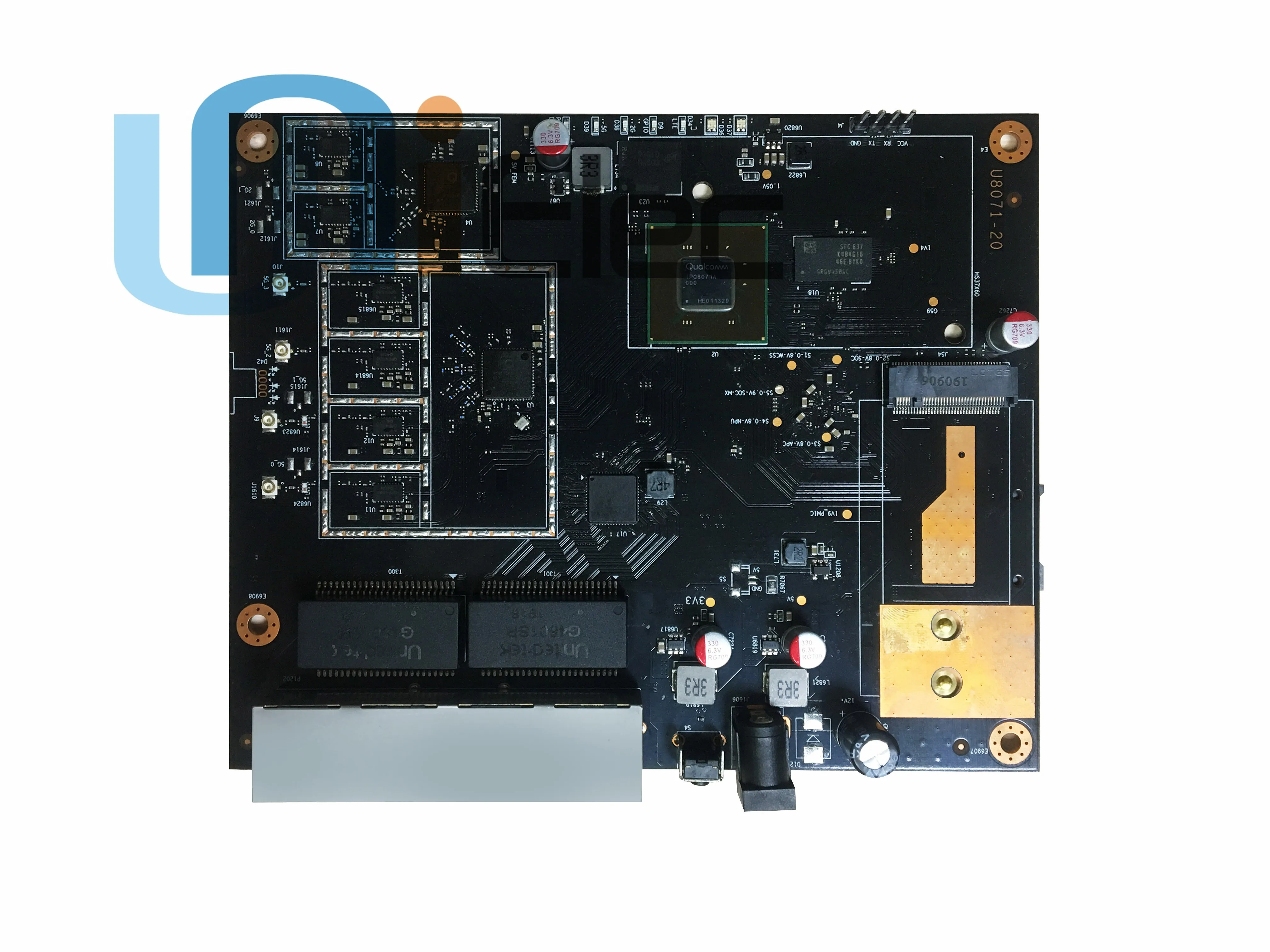 

WiFi 6 Ipq8071 Dual Band Full Gigabit Wireless Desktop Router Supports 5g Module U8071-20