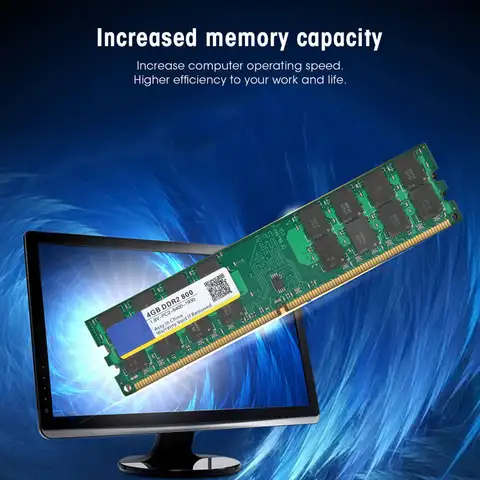 Оперативная память DDR2 4 Гб, 800 МГц, 240 контактов, память для настольного ПК AMD, материнская плата, карта памяти высокого качества для компьютер...