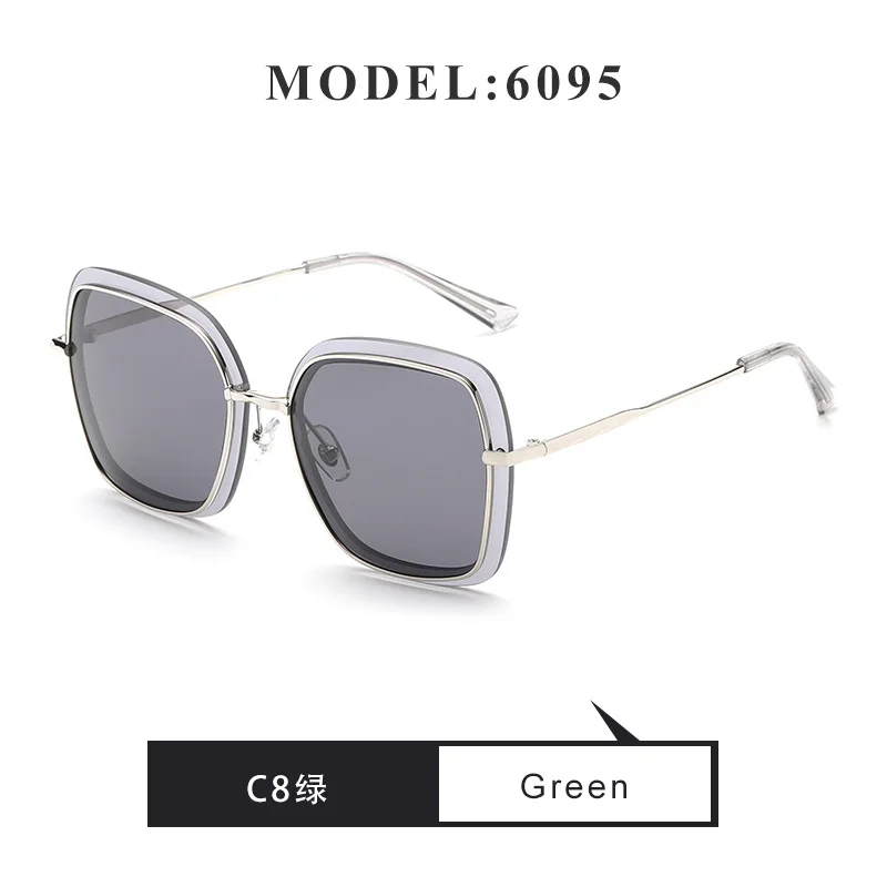 

Fashion online celebrity with polarizer female tr ultra light box polarized sunglasses female tide sunglasses female