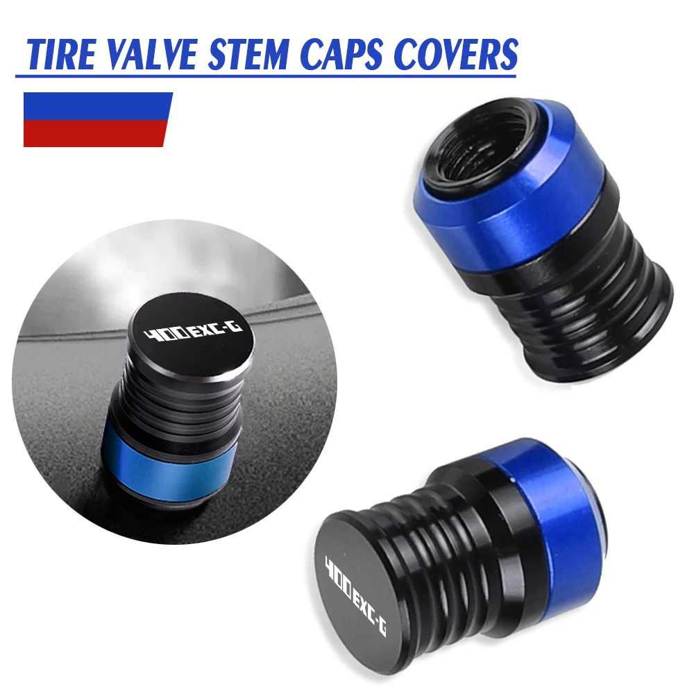 

For 400EXCG 400 EXCG ALL YEARS 2021 2020 Motorcycle CNC Aluminum Accessorie Wheel Tire Valve Stem Caps Airtight Cover Universal