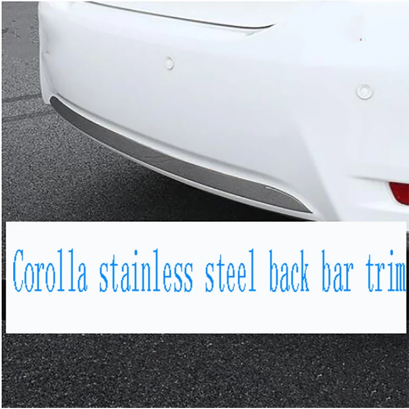 

Suitable for 14 to18 for Toyota corolla modified rear bar trim, bumper panel trim and sequins