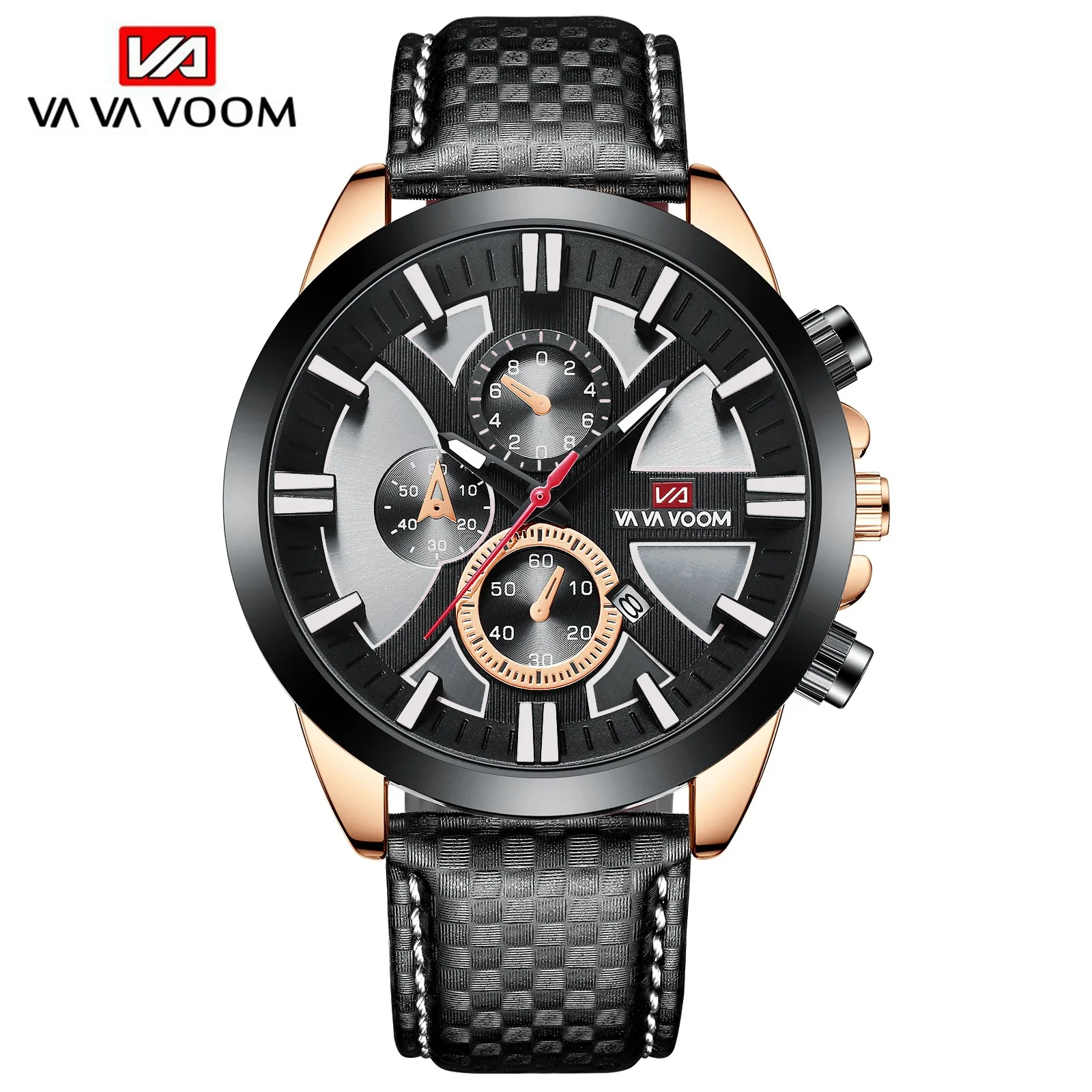 

fitness watch classic men large watch breathable belt outdoor sports calendar six-pin watch automatic waterproof quartz watch