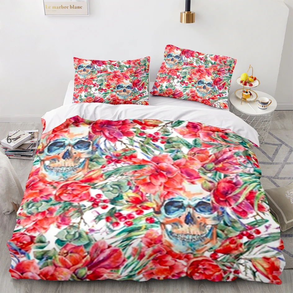 Комплект постельного белья со скелетом односпальный двуспальный Королевский с