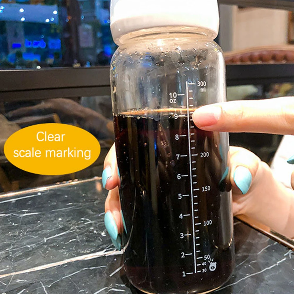 Милая Соска с медведем кавайная бутылка для воды девочек Детские Портативные