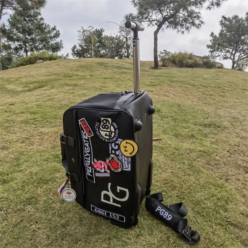 Golf Handbag Pearly Gates Package Boston Travel Bag PG89 Black Blue Color Men Sports Clothing Shoe Suitcase | Спорт и развлечения