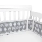 2 шт.компл. летнее постельное белье-бампер для детской кроватки съемный забор для детской кроватки