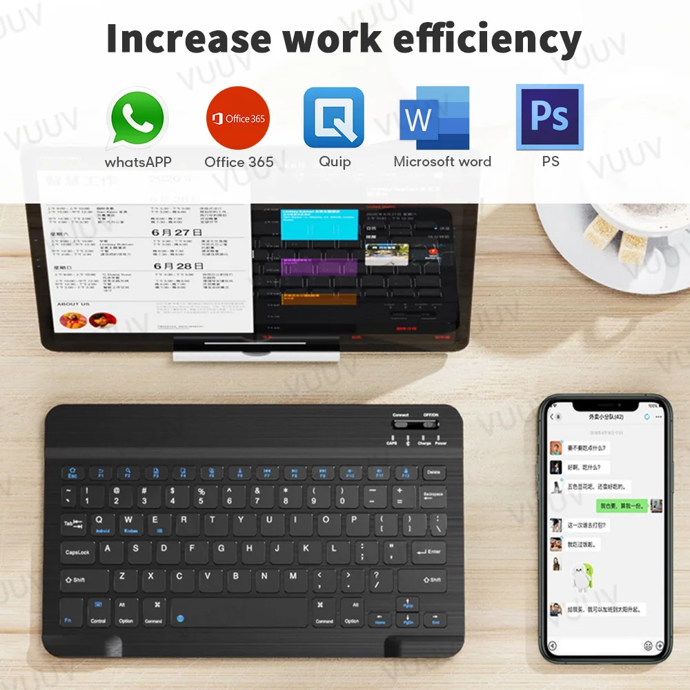 Беспроводная мини-клавиатура с поддержкой Bluetooth и испанской раскладкой |