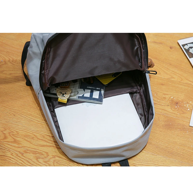 Студенческий рюкзак с мультяшным котенком женский модный новый повседневный для