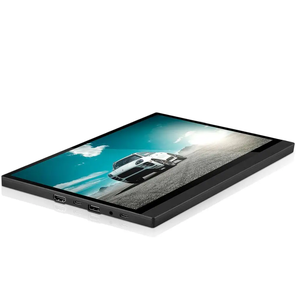 구매 휴대용 모니터 12.5 인치 HDMI 터치 스크린 LCD USB C형, 1920x1080 IPS PC PS4 노트북 전화 Xbox 스위치