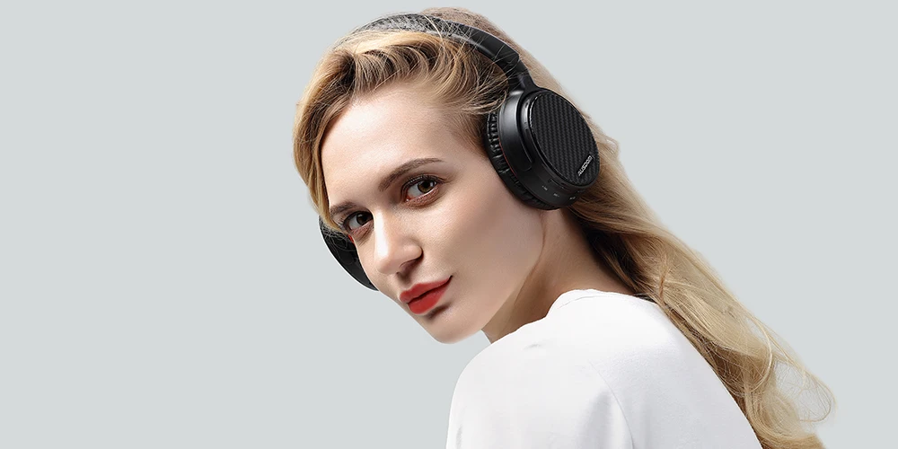 Ausdom ANC7S активные шумоподавляющие Bluetooth Наушники Hi-Fi стерео глубокий бас беспроводная гарнитура для ТВ компьютера телефона