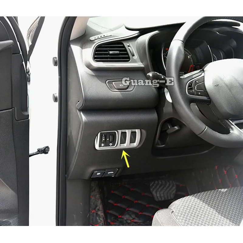 Для Renault Kadjar 2016 2017 2018 2019 2020 Крышка для автомобиля ABS хром/углеродное волокно