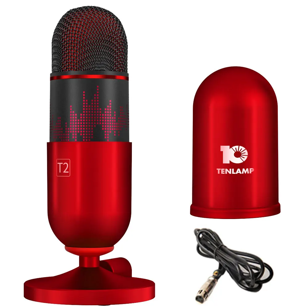 Студийный записывающий компьютерный микрофон для ПК/записи ноутбука/стриминга в реальном времени/микрофоны для игровых инструментов Youtube