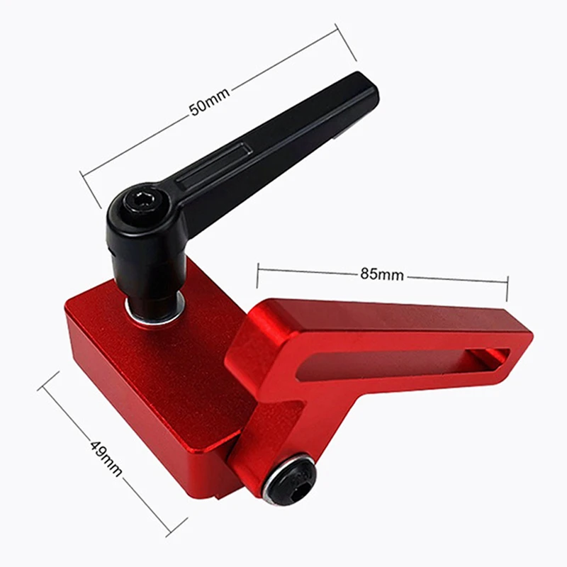 

Woodworking Chute Backing Connector T-Track Slot Miter Gauge Machinery Part Module Track Stop Locator Rail Retainer