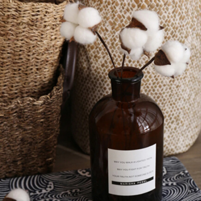 10 шт. натуральный белый хлопок Болл мяч Моделирование цветок DIY свадебное