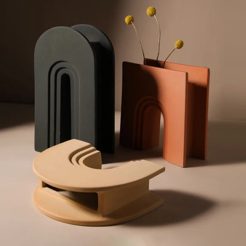 

Nordic керамический цветочный Цветочная композиция для вазы нерегулярные гидропоники офисного стола украшения для украшения дома и офиса, ак...