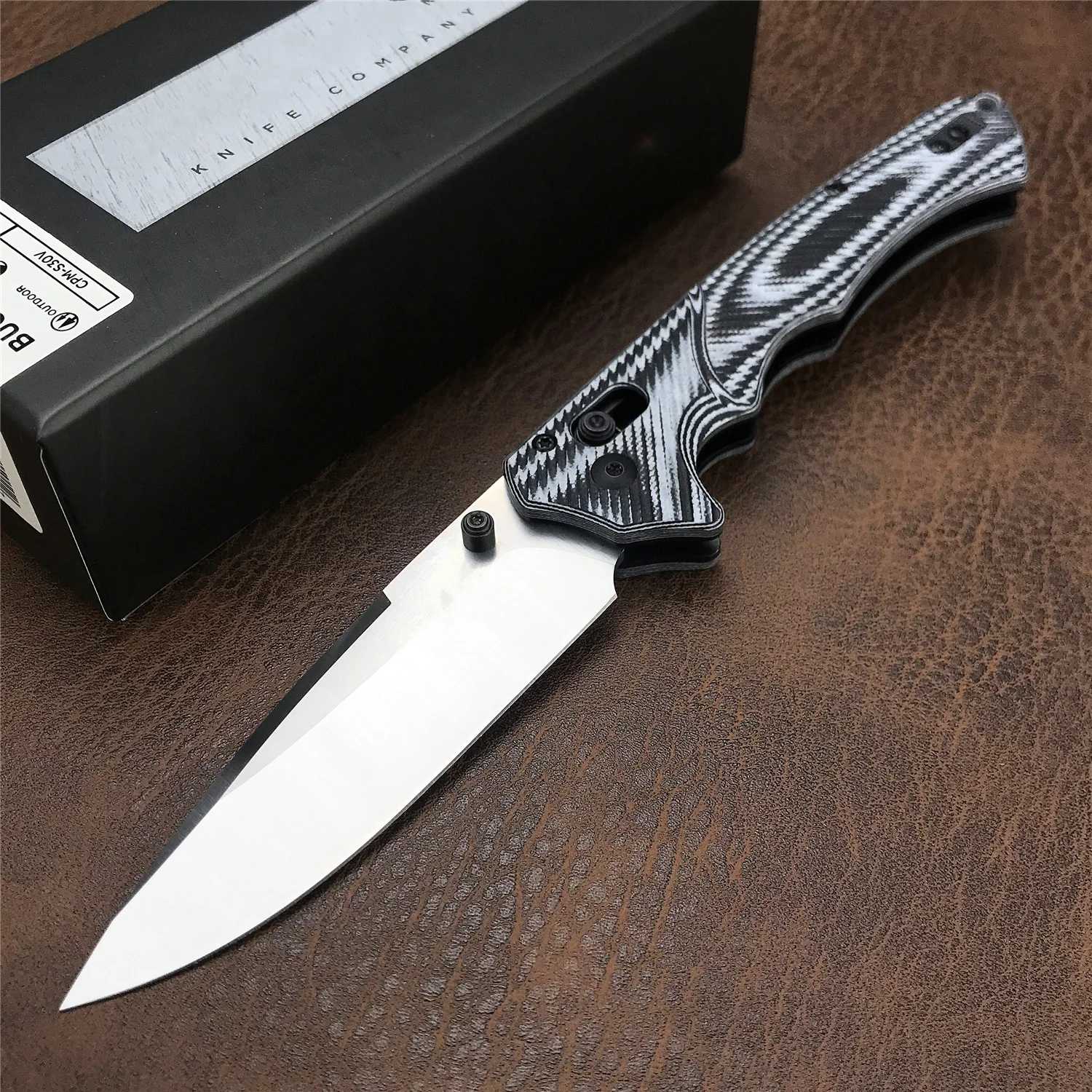 

BM-615bk Pocket Folding Knife Military Tactical Ball Bearing S30V Steel G10 Handle Outdoor Survival Hunting Camping Knife EDC