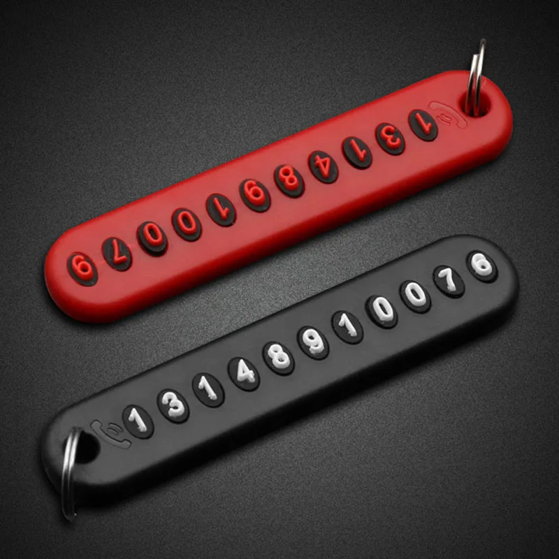 DIY брелок для ключей от автомобиля с табличкой номером телефона Nissan Teana X-Trail Qashqai