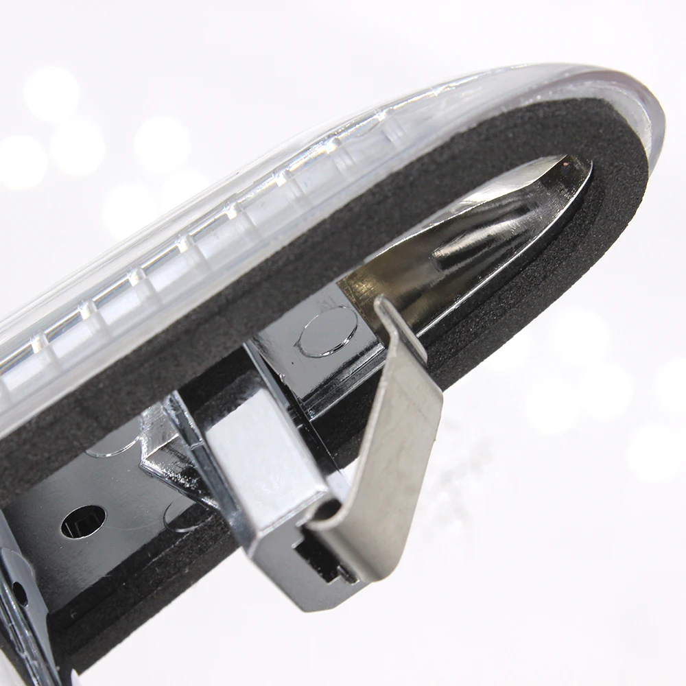 2 шт. Серебристый Белый Светодиодный Боковой габаритный фонарь сигнал поворота