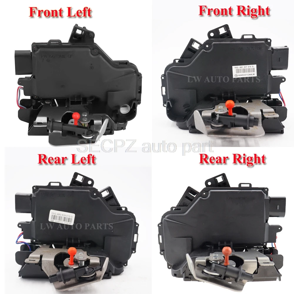 Door lock Latch Front Rear Left Right Side For Audi A6 4B C5 1998-2005 High Qualtiy 4B1837015G 4B1837016G 4B0839015G 4B0839016G