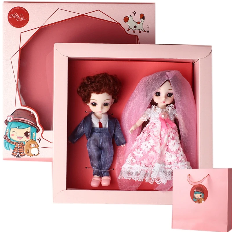 

2 шт., 16 см, Мини-куклы, 13 подвижных шарнирных кукол, рождественский подарок для детских игрушек
