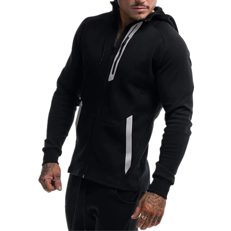 Мужская модная уличная одежда для фитнеса 2019 мужская толстовка с капюшоном