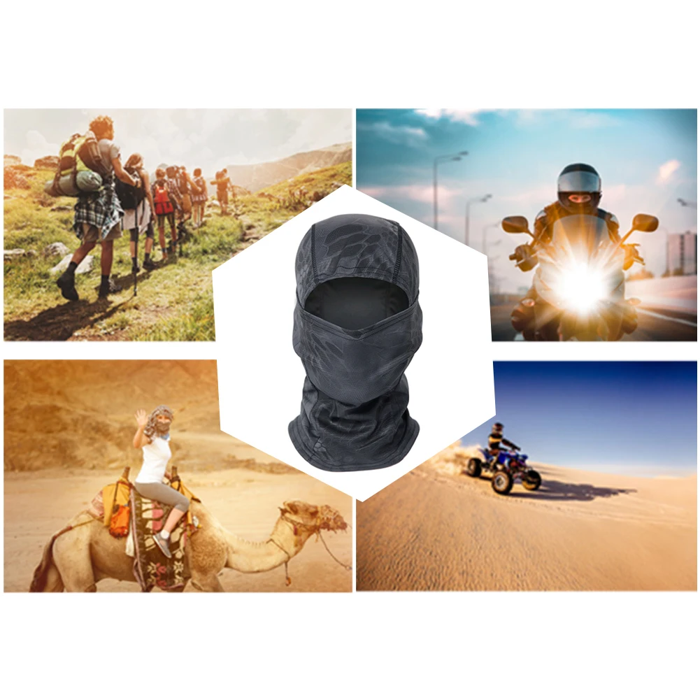 Спортивная камуфляжная Мультикам Балаклава для велоспорта маска армейского