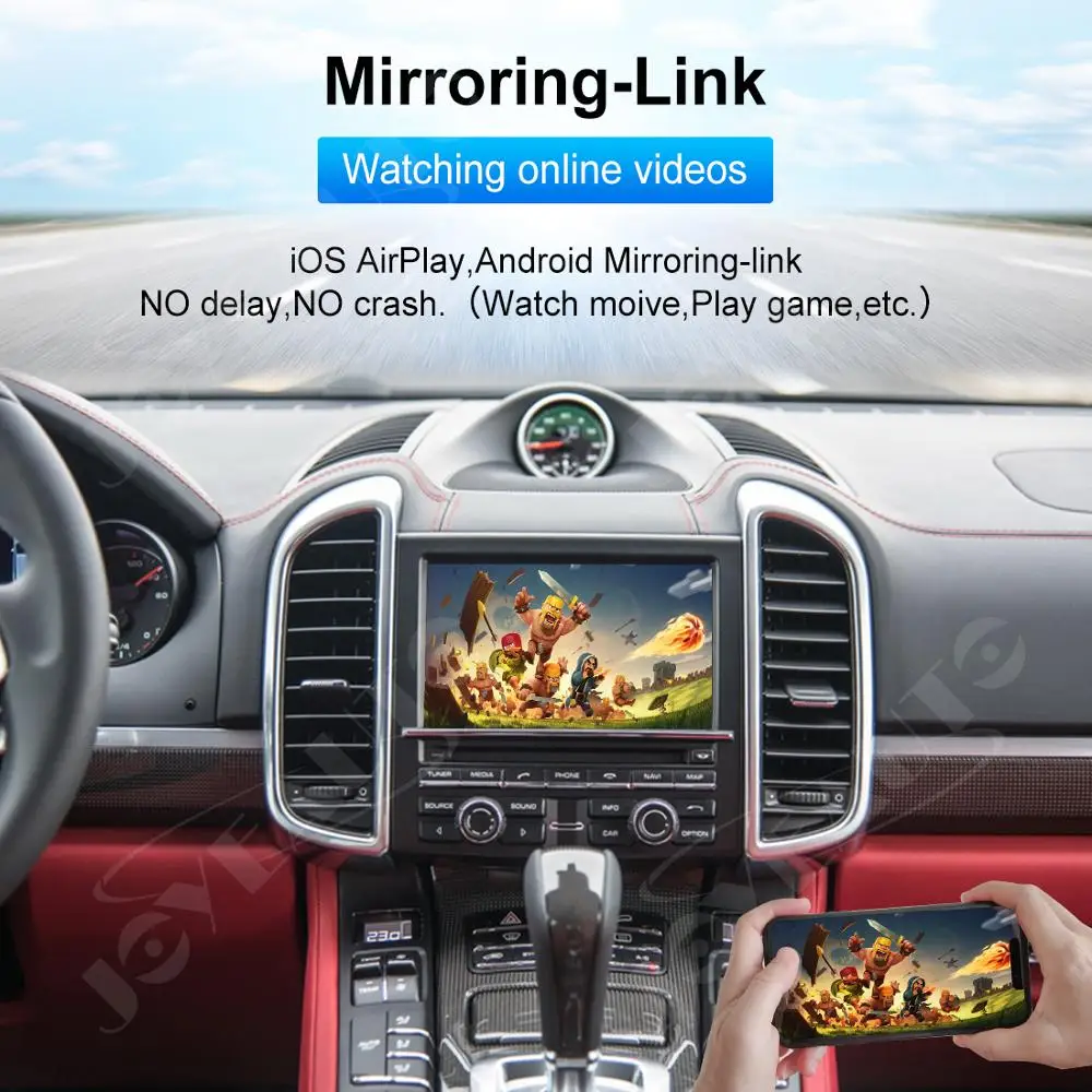 구매 JoyeAuto-무선 애플 카플레이, 포르쉐 카이엔 PCM 3.1 2011 2010 2013 2012 2014 2015 멀티미디어 TV 안드로이드 차량 미러 링크