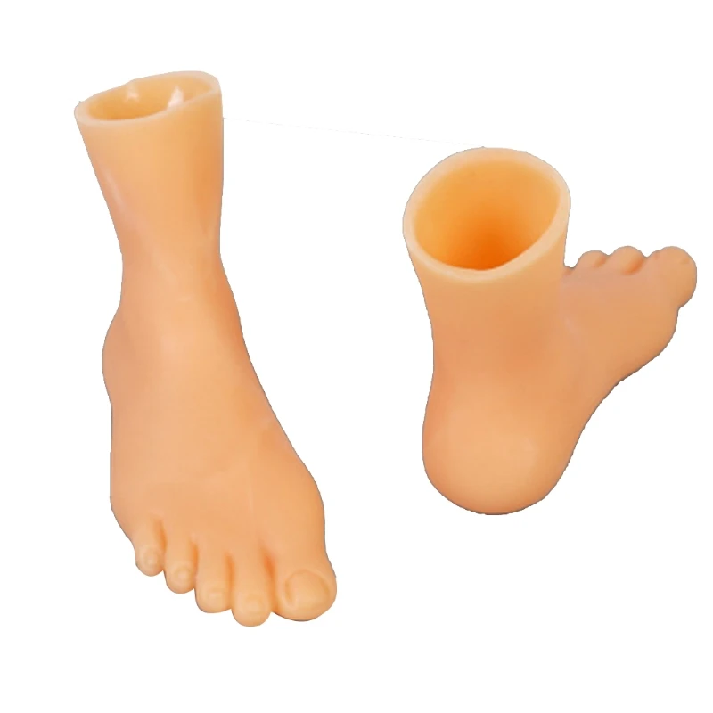 

Novelty Funny Fingers Hands Feet Foot Model Tricky Toys Puppets Around the Small Hand Model Halloween Gift P15C