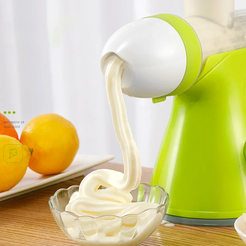 multifunction manual juicer fruit press ice cream maker kitchen gadgets household fruit squeezer lemon juice smoothie blender free global shipping
