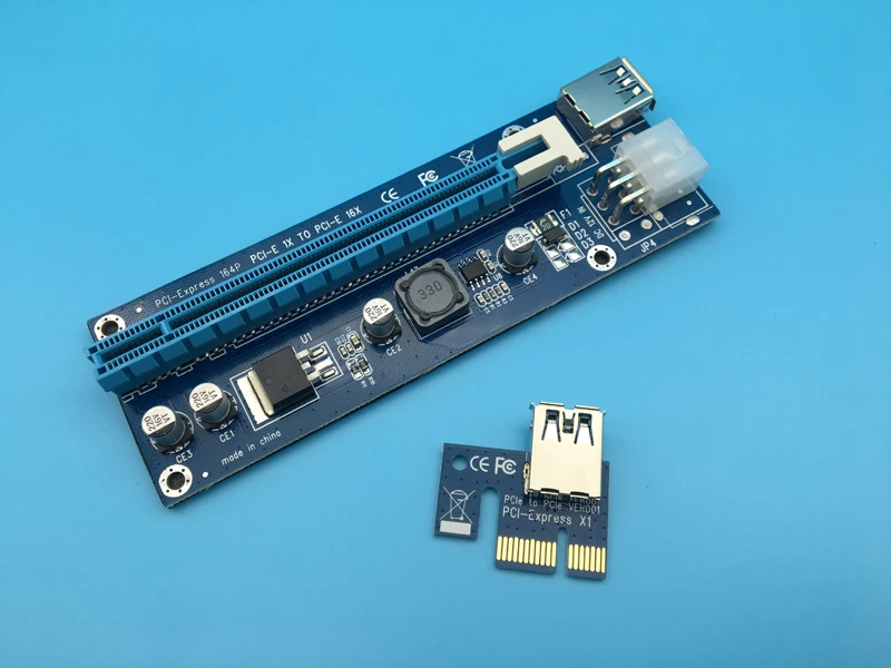 Новая карточка для майнинга PCIe 1 до 4 PCI Express 16X слоты райзер карта E 1X 16x внешний e