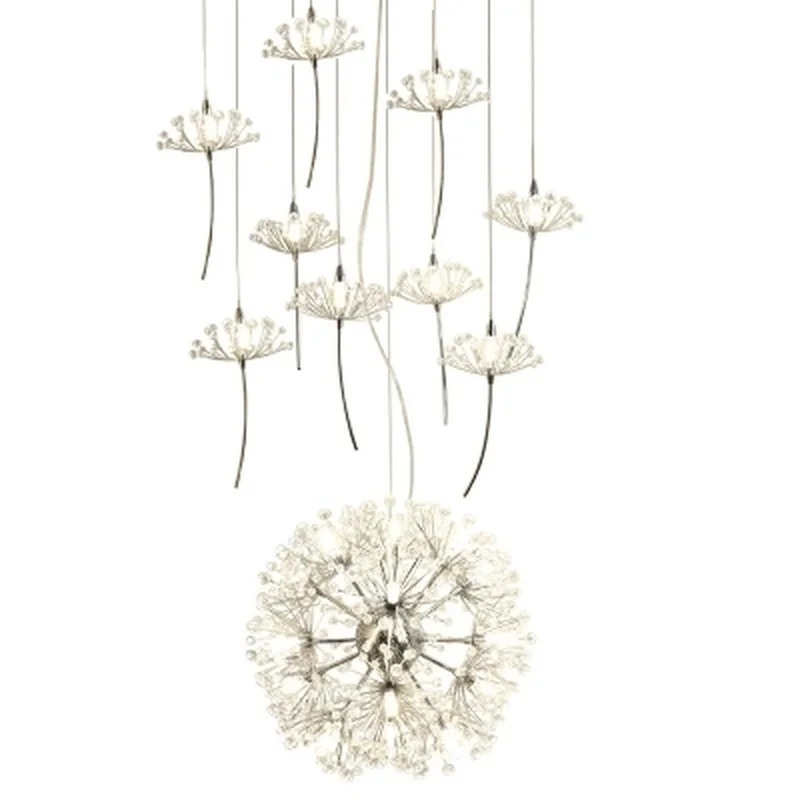 Хрустальная люстра в европейском стиле одежда Одуванчик магазин ресторан