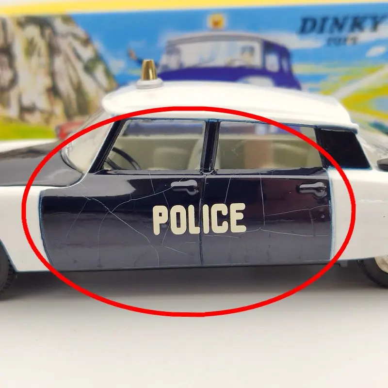 Атлас 1/43 Dinky игрушки 501 Citroen DS 19 модели полиции литые коллекционные автомобили