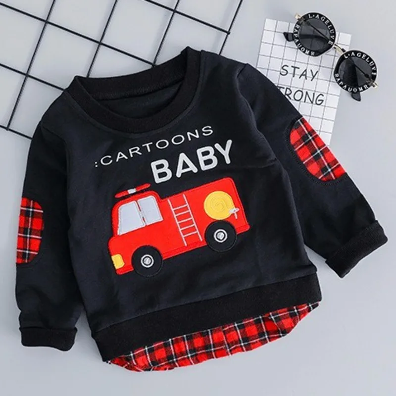 Новинка весенняя одежда для маленьких девочек и мальчиков костюмы хлопковая