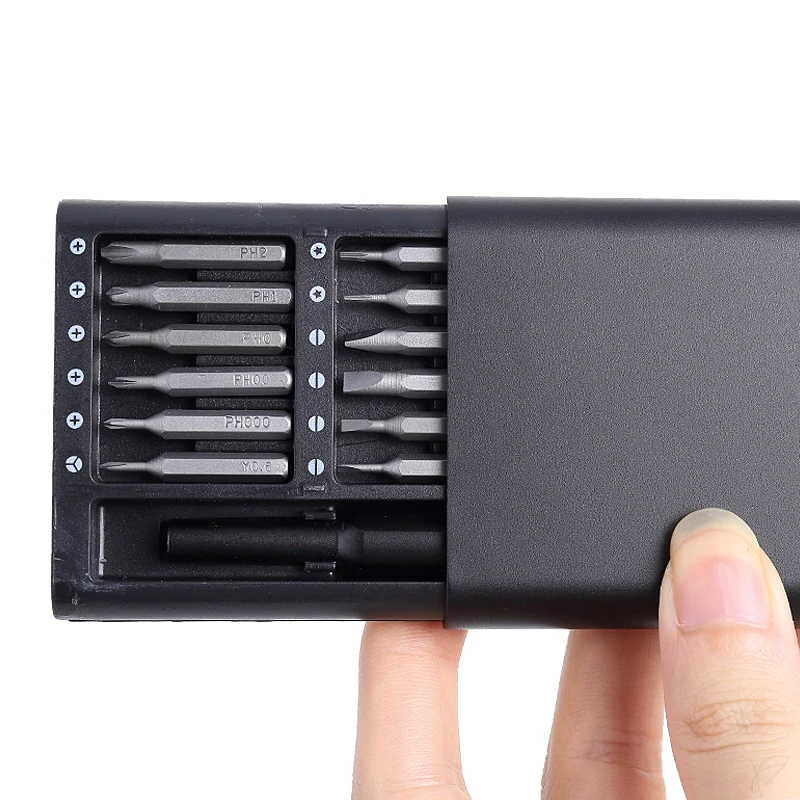 

Набор отверток, комплект из 24 магнитных насадок для ремонта смартфонов и ПК